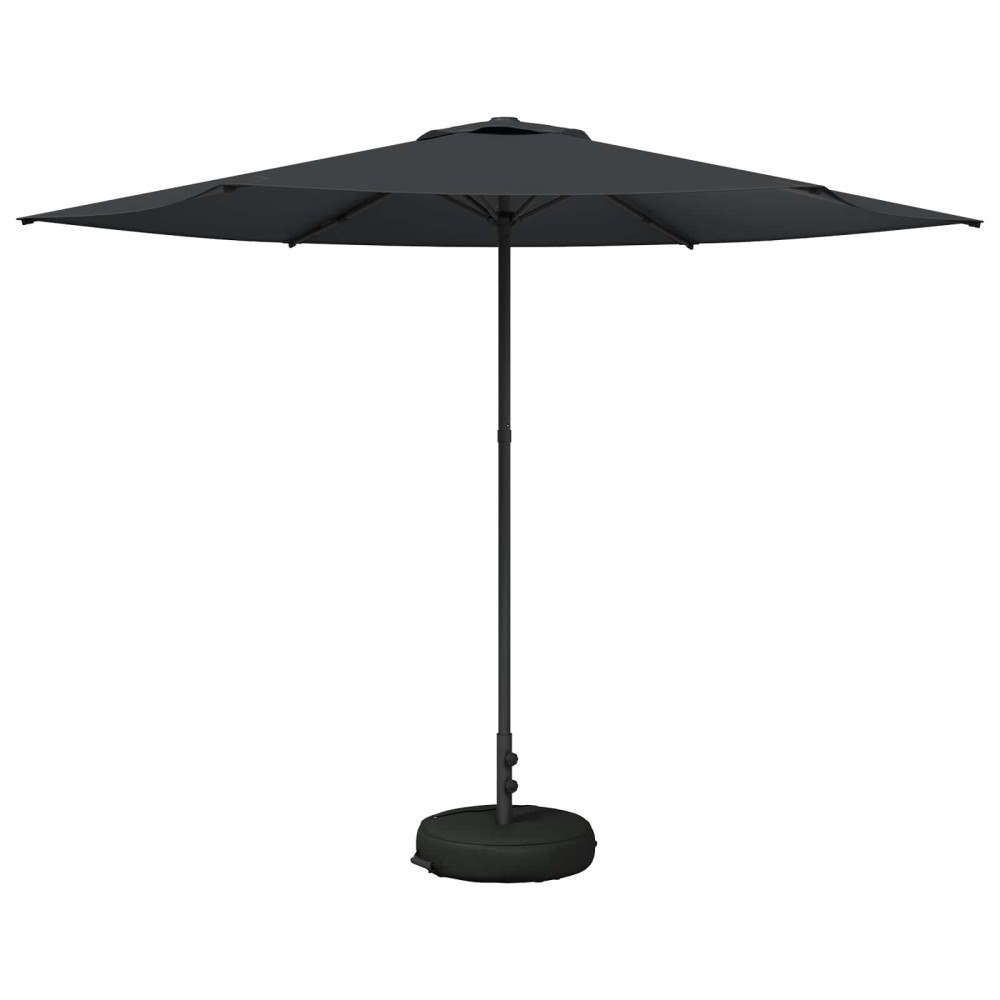 vidaXL Trädgårdsparasol med Ställ 300 x 300 cm Polyester Rektangulär