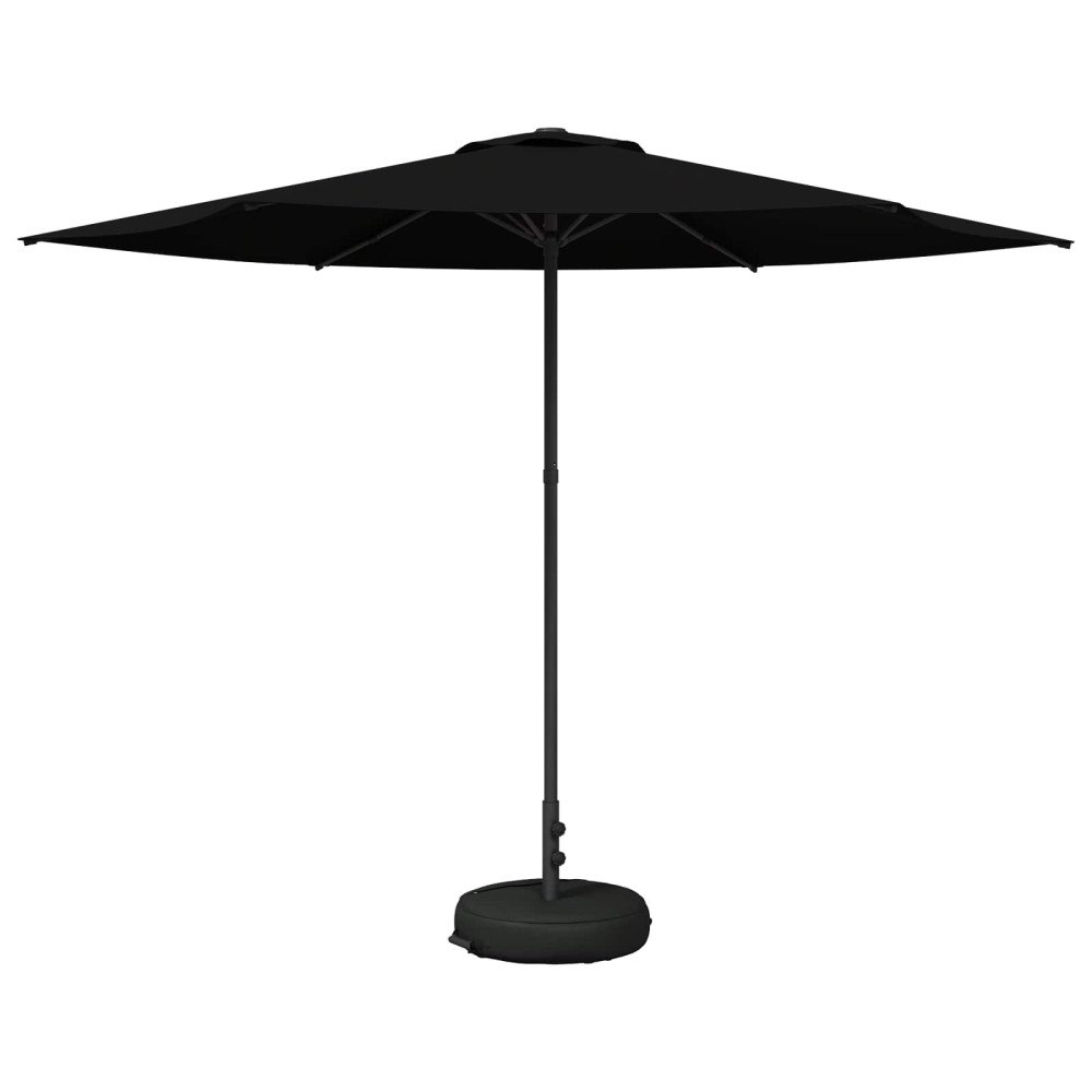 vidaXL Trädgårdsparasol med Ställ 300 x 300 cm Polyester Rektangulär