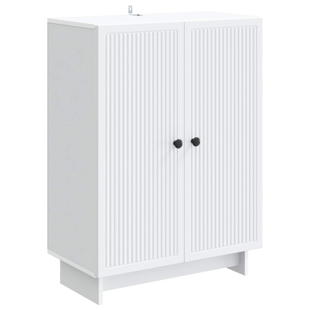 vidaXL Sideboard Vit 66 x 34,5 x 90 cm Konstruerat trä