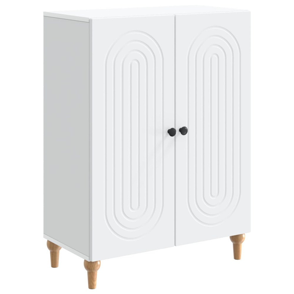 vidaXL Sideboard Vit 66 x 34,5 x 90 cm Konstruerat trä