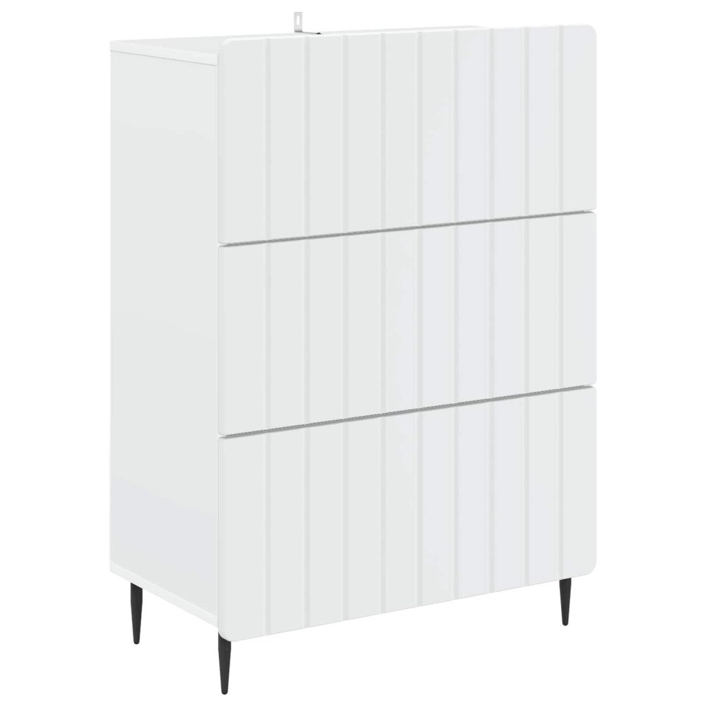 vidaXL Lådans skåp Vit 66 x 34,5 x 92 cm Konstruerat trä