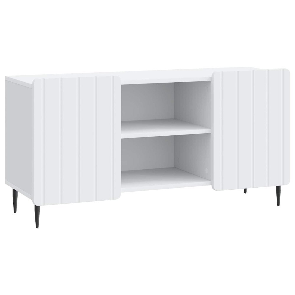 vidaXL TV-skåp Vit 102 x 34,5 x 52 cm Konstruerat trä