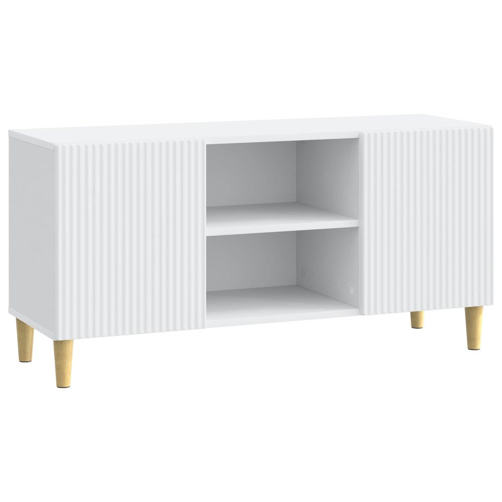 vidaXL TV-skåp Vit 102 x 34,5 x 50 cm Konstruerat trä