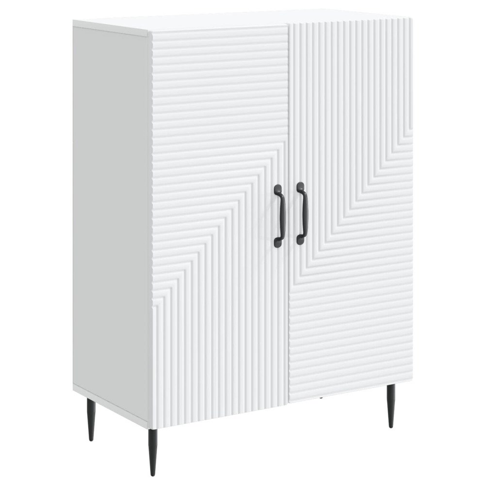 vidaXL Sideboard Vit 66 x 34,5 x 89,5 cm Konstruerat trä