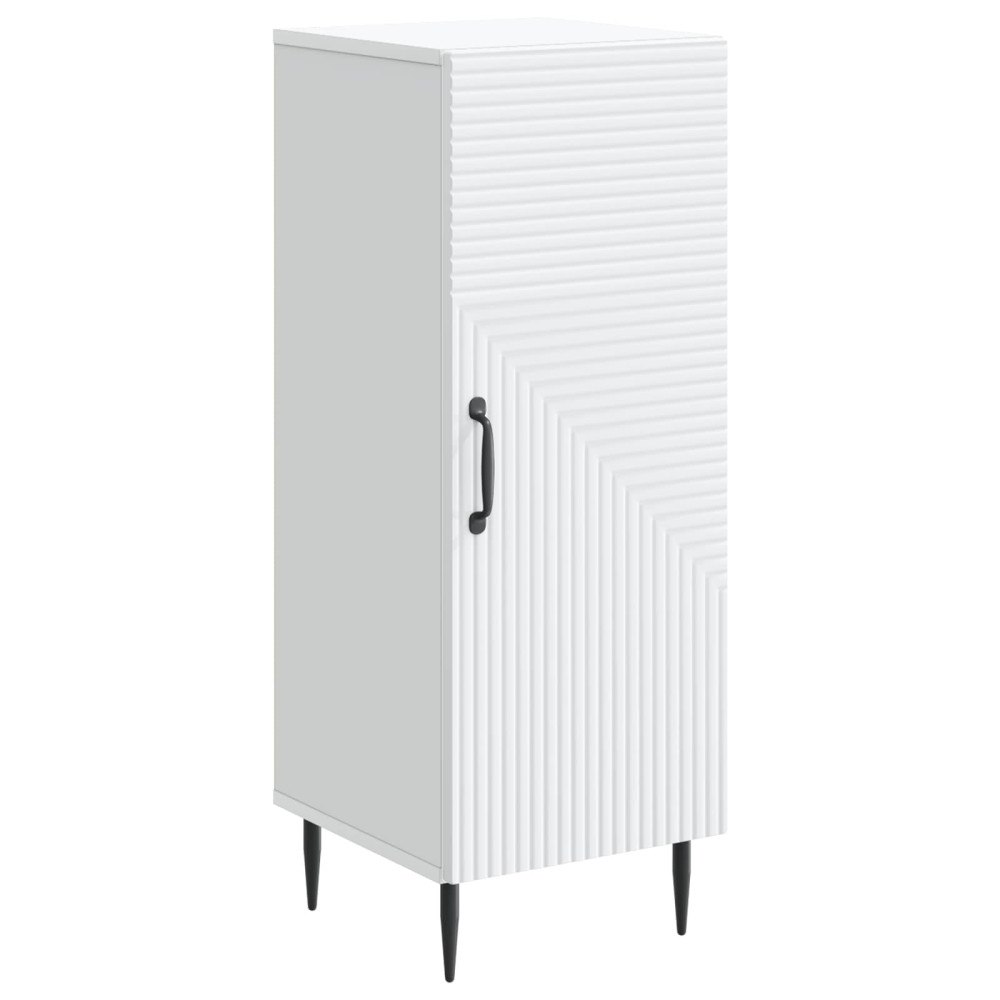 vidaXL Sideboard Vit 33 x 34,5 x 89,5 cm Konstruerat trä