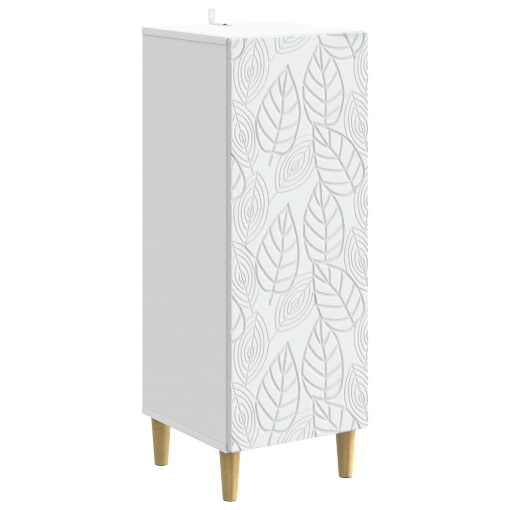 vidaXL Sideboard Vit 33 x 34,5 x 90 cm Konstruerat trä