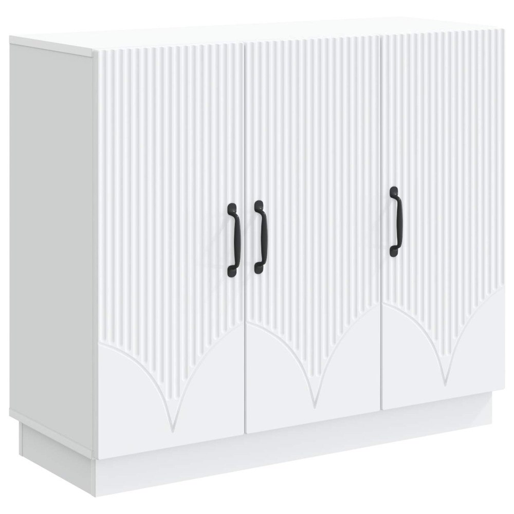 vidaXL Sideboard Vit 89 x 34,5 x 77 cm Konstruerat trä