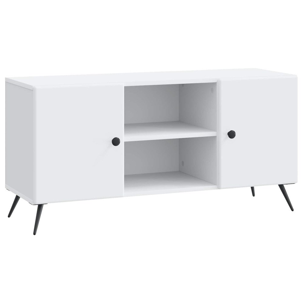 vidaXL TV-skåp Vit 102 x 34,5 x 50 cm Konstruerat trä