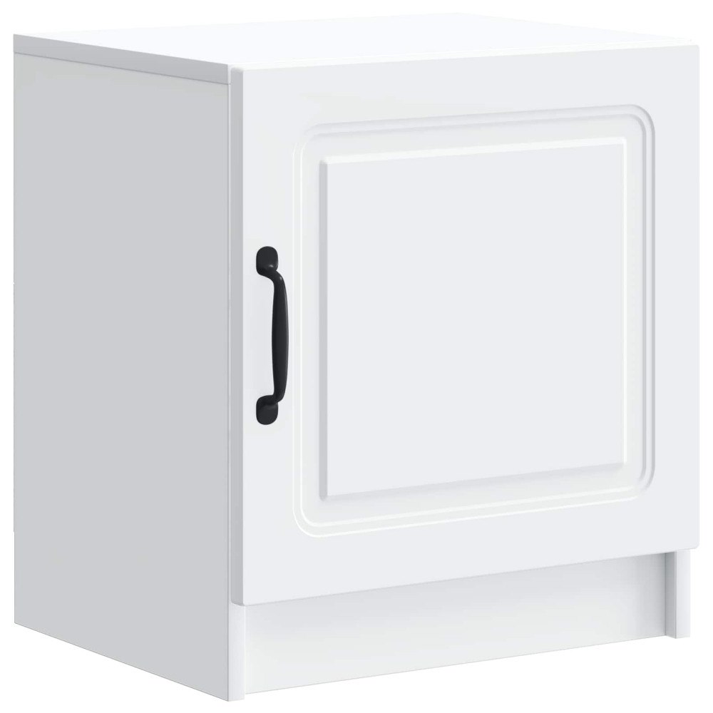 vidaXL Nattduksbord Vit 43 x 34,5 x 47 cm Konstruerat trä