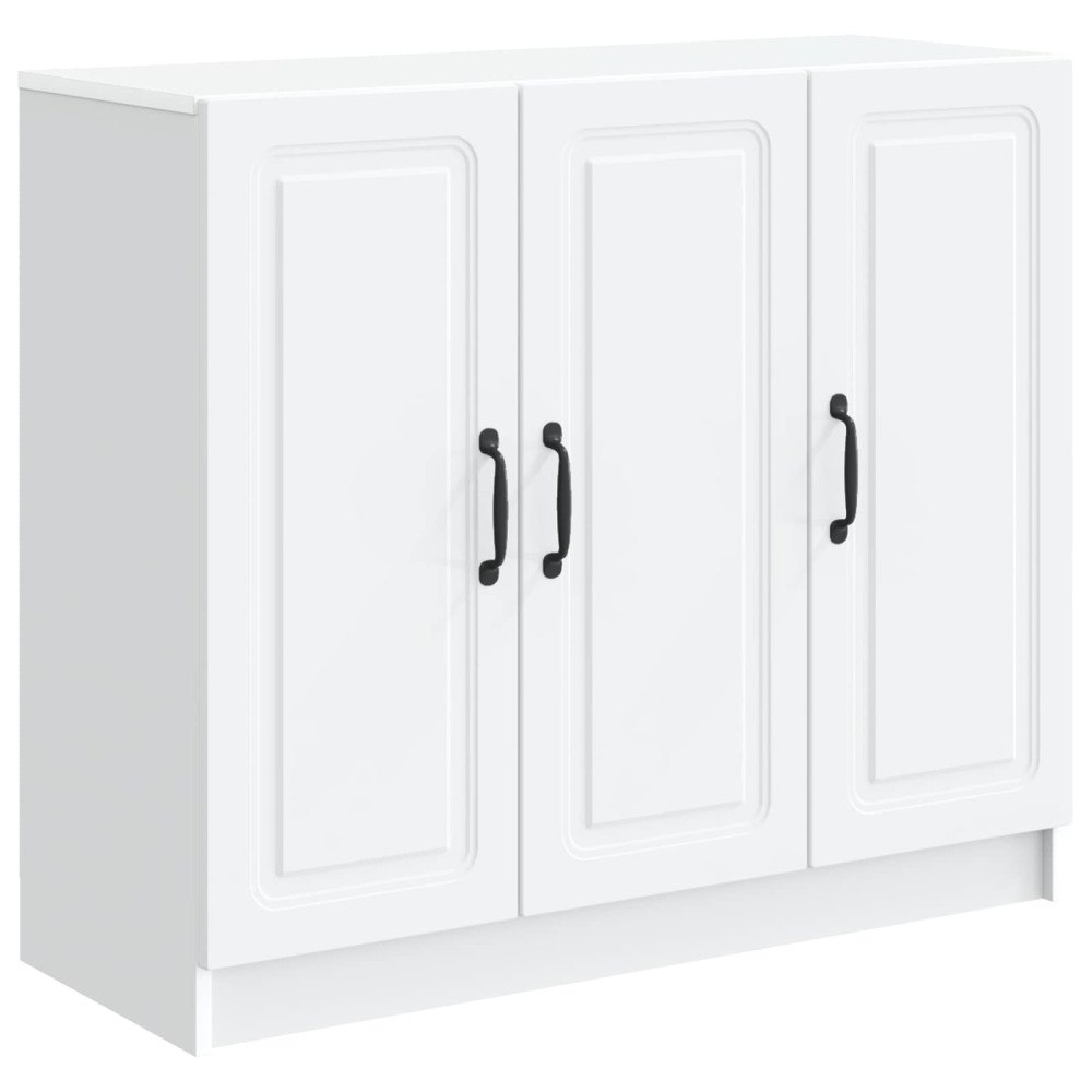 vidaXL Sideboard Vit 89 x 34,5 x 77 cm Konstruerat trä