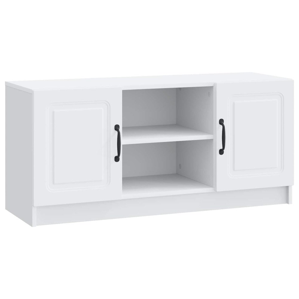 vidaXL TV-skåp Vit 102 x 34,5 x 47 cm Konstruerat trä