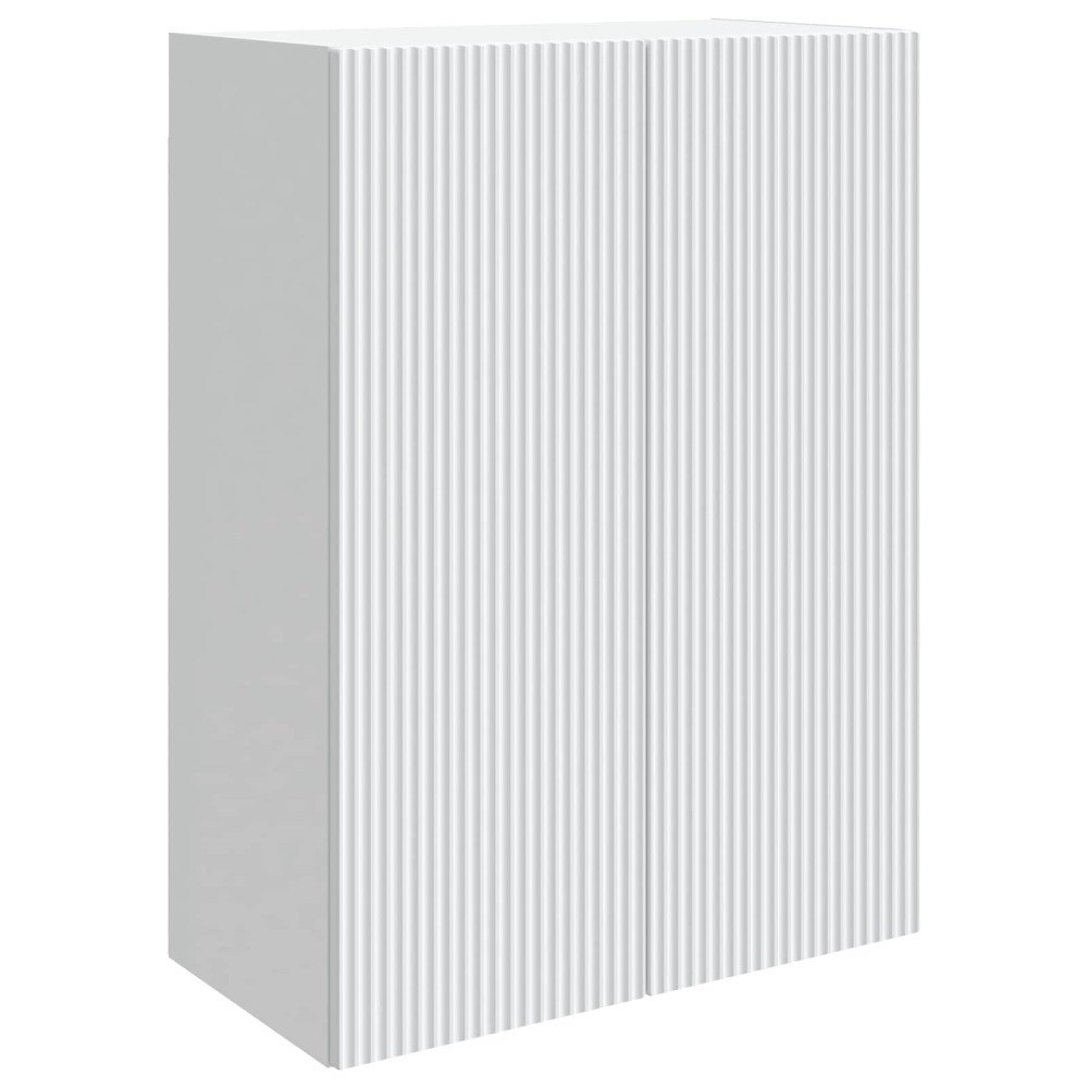 vidaXL Väggmonterat skåp Vit 66 x 34,5 x 90 cm Konstruerat trä