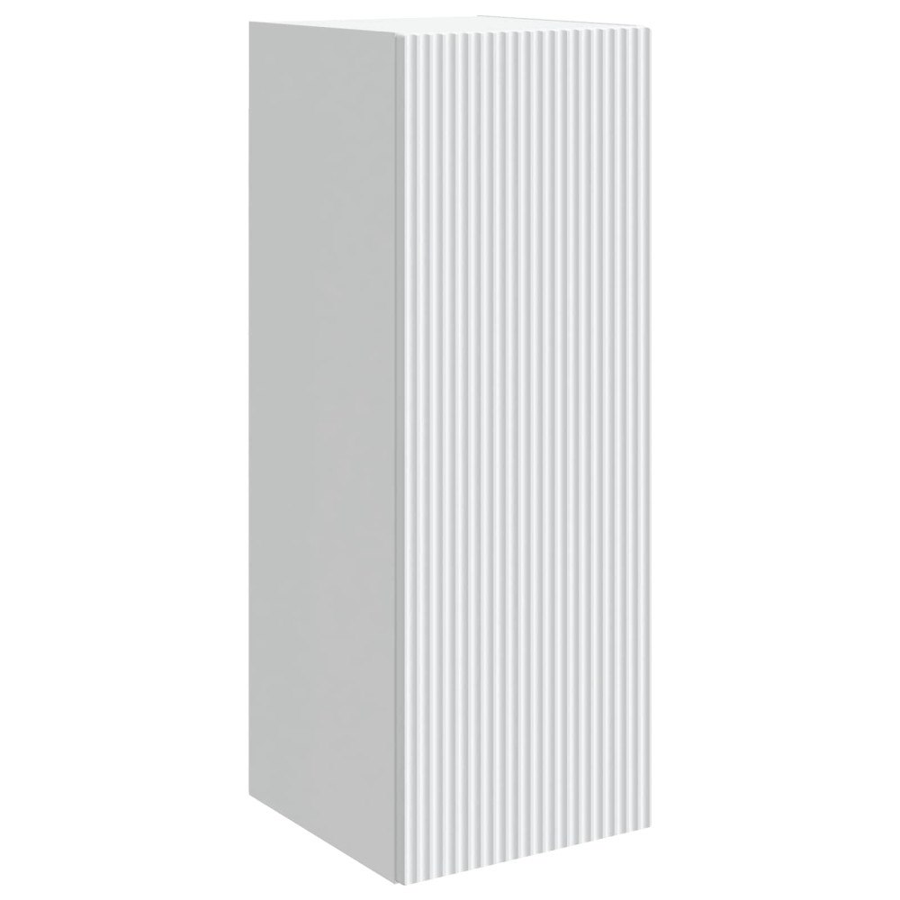 vidaXL Väggmonterat skåp Vit 33 x 34,5 x 90 cm Konstruerat trä