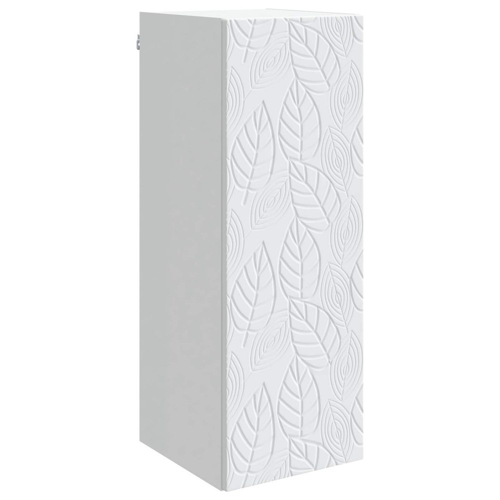 vidaXL Väggmonterat skåp Vit 33 x 34,5 x 90 cm Konstruerat trä
