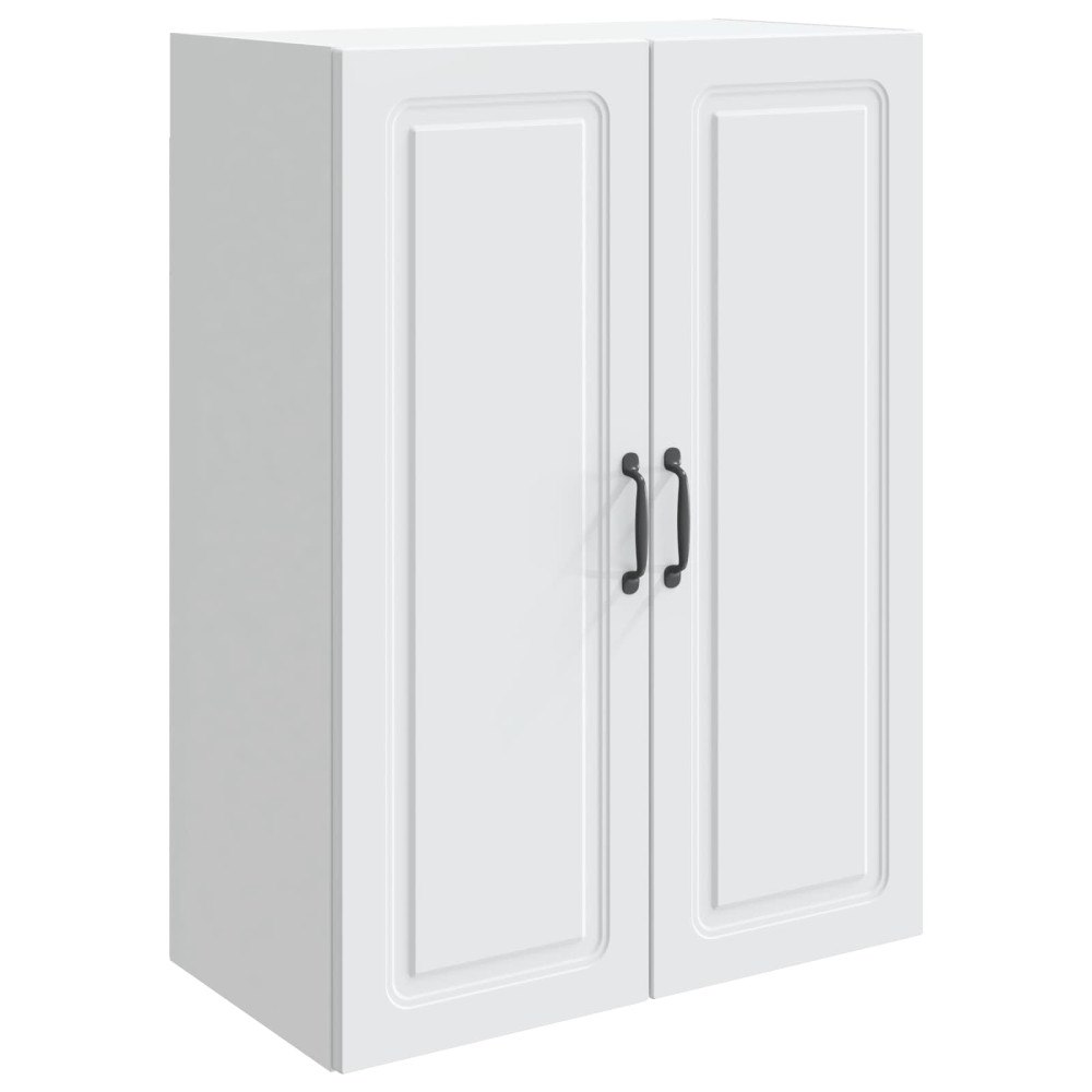 vidaXL Väggmonterat skåp Vit 66 x 34,5 x 90 cm Konstruerat trä