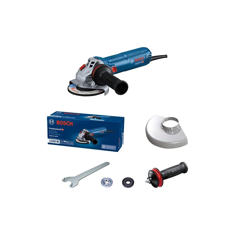 Bosch Bosch GWS 12-125 S Professional, 11000 RPM, 12,5 cm, AC, 2,2...