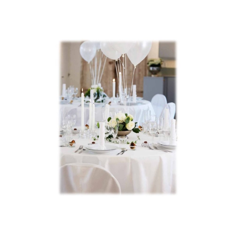 Duni Duni Elegance® servett Lily 40x40 cm vit