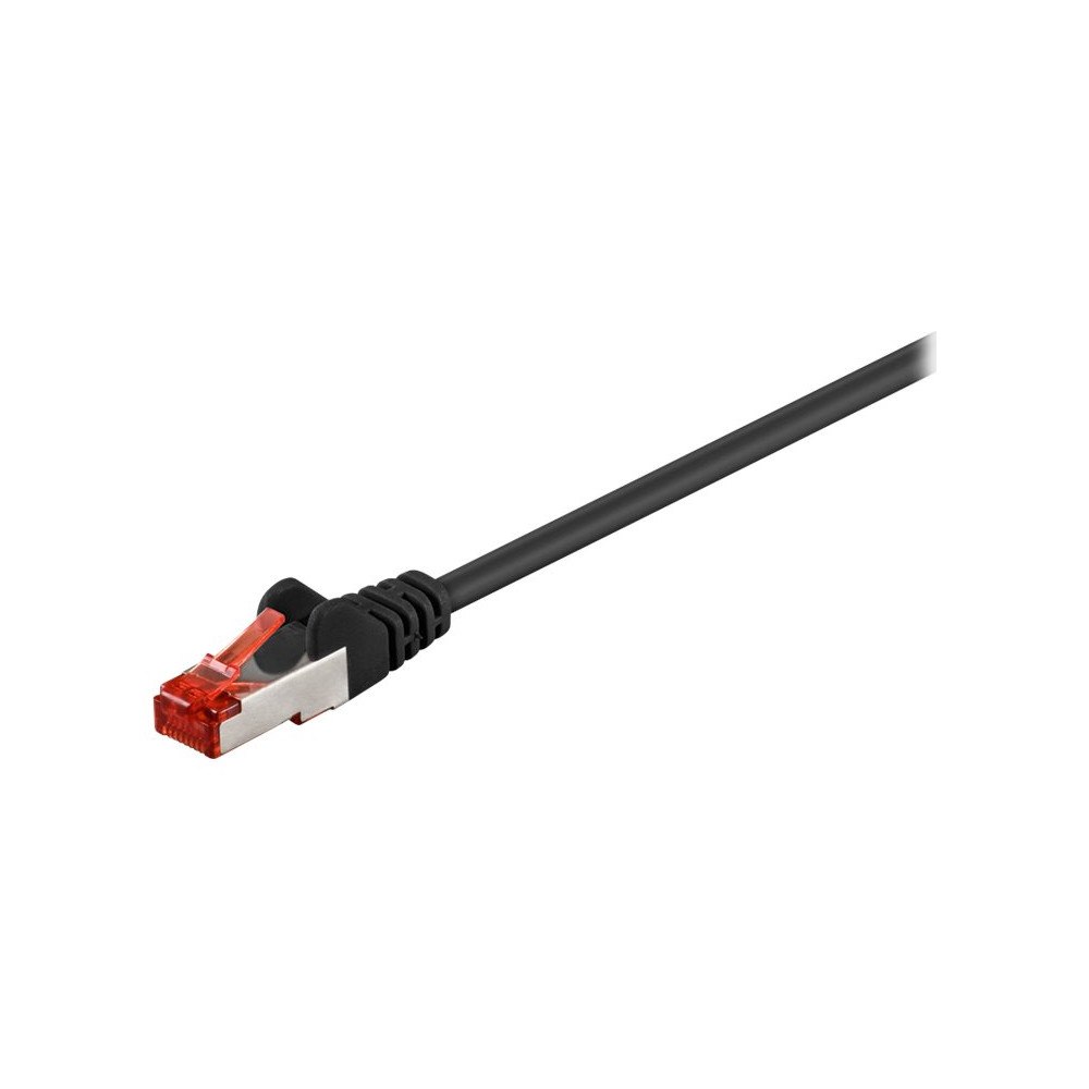 WENTRONIC GMBH goobay nätverkskabel - 10 m - svart