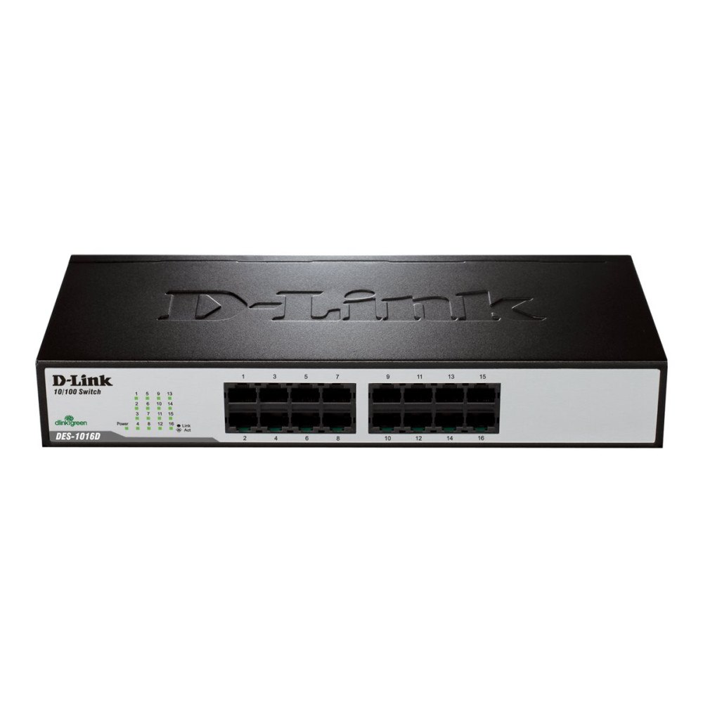 D-Link D-Link DES 1016D - switch - 16 portar