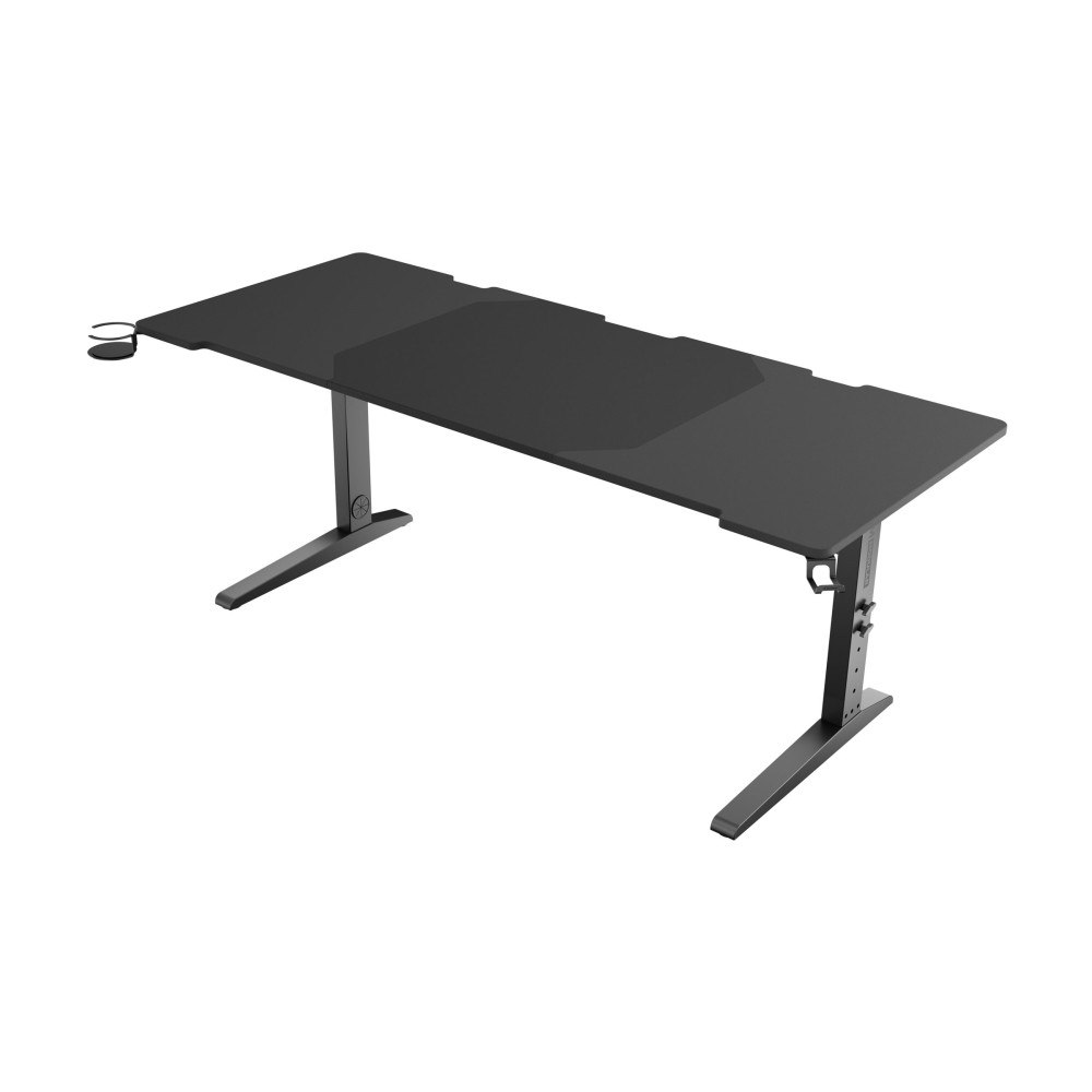 GENESIS Genesis Holm Modular - skrivbord - rektangulär - antracit, svart