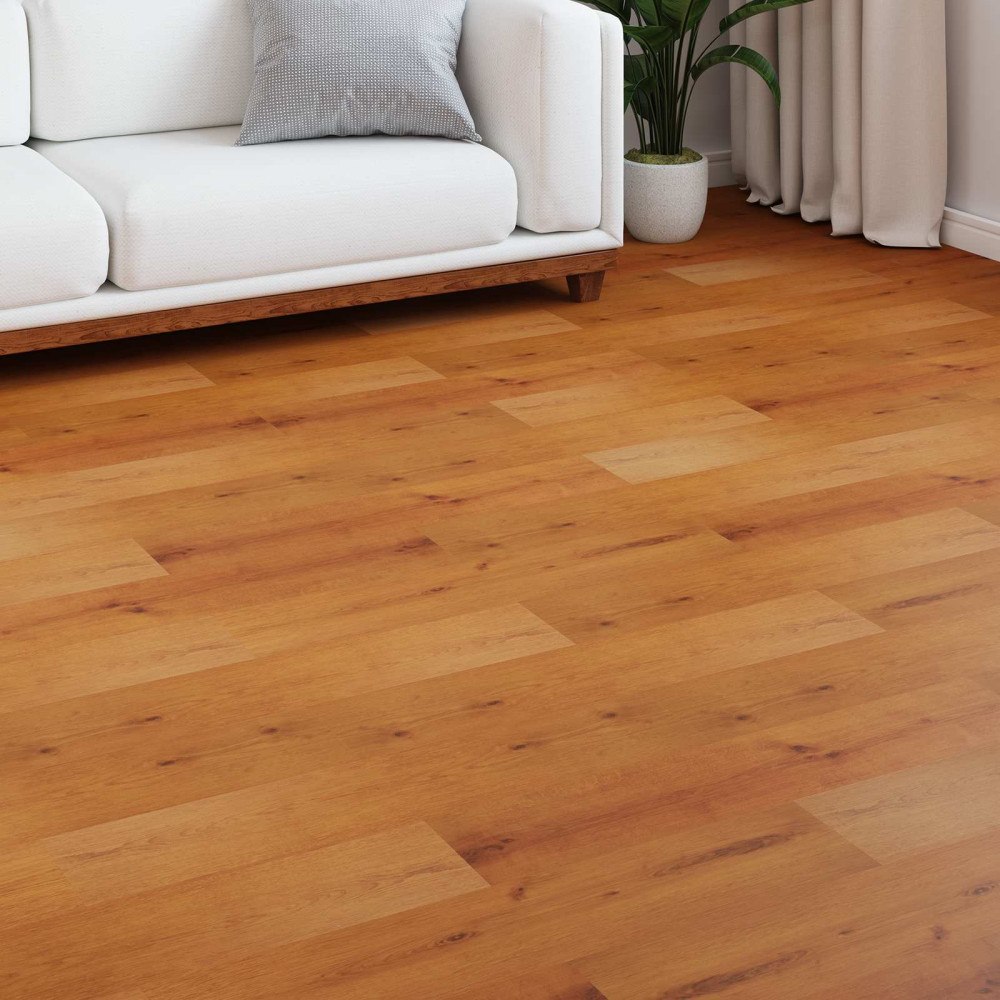 vidaXL Laminatgolv 5 pcs Sandig Beige 101 x 20 x 0,8 cm