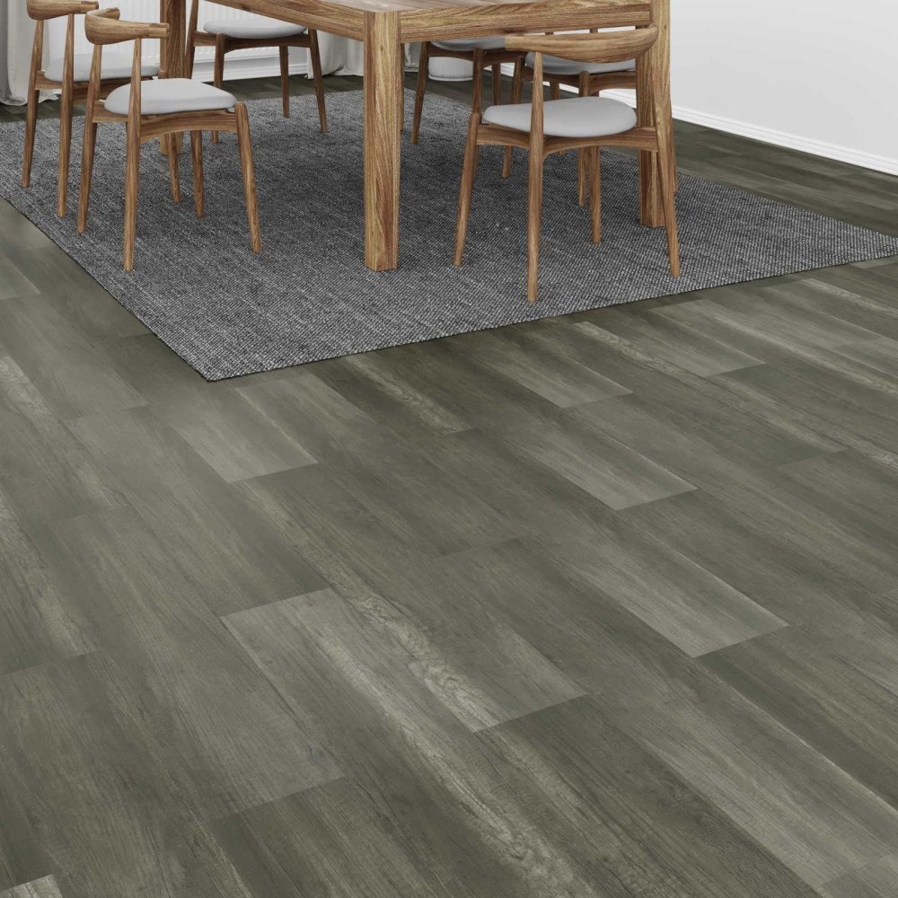 vidaXL Laminatgolv 5 pcs Gammal Grå 101 x 20 x 0,8 cm Konstruerat trä