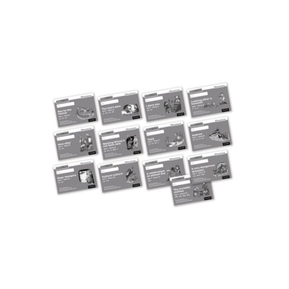 Oxford University Press Read Write Inc. Phonics: Grey Set 7 Core Black & White Storybooks (Mixed Pack of 13) (häftad, eng)