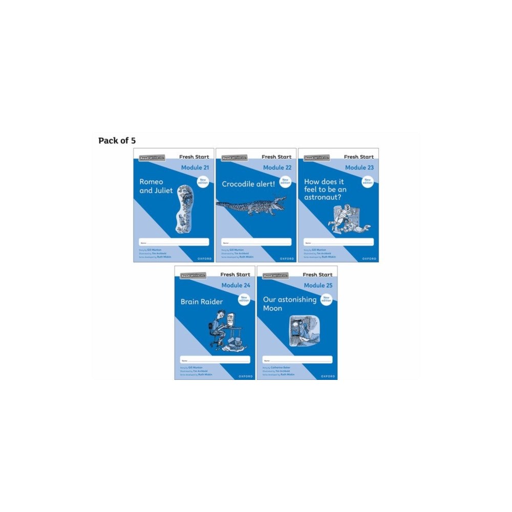 Oxford University Press Read Write Inc. Fresh Start: 2024 Modules 21-25 - Pack of 5 (häftad, eng)
