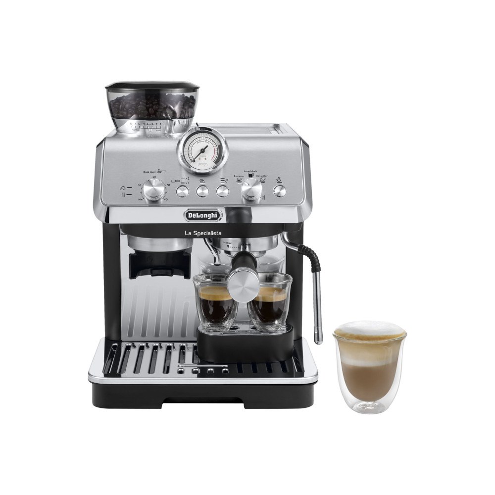 Delonghi De'Longhi La Specialista Arte EC9155.MB - kaffemaskin med mjölkskummare - 15 bar - svart metall