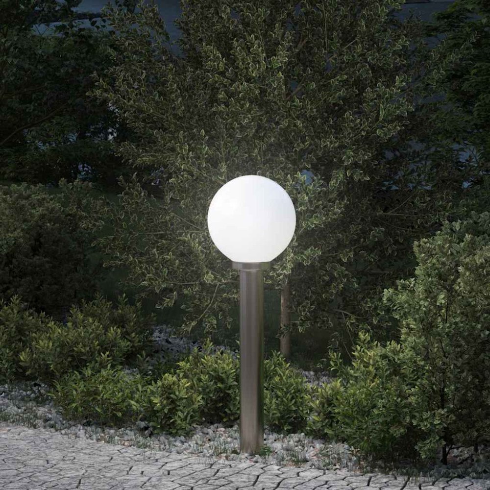 vidaXL Pollare 80 cm rostfritt stål IP44