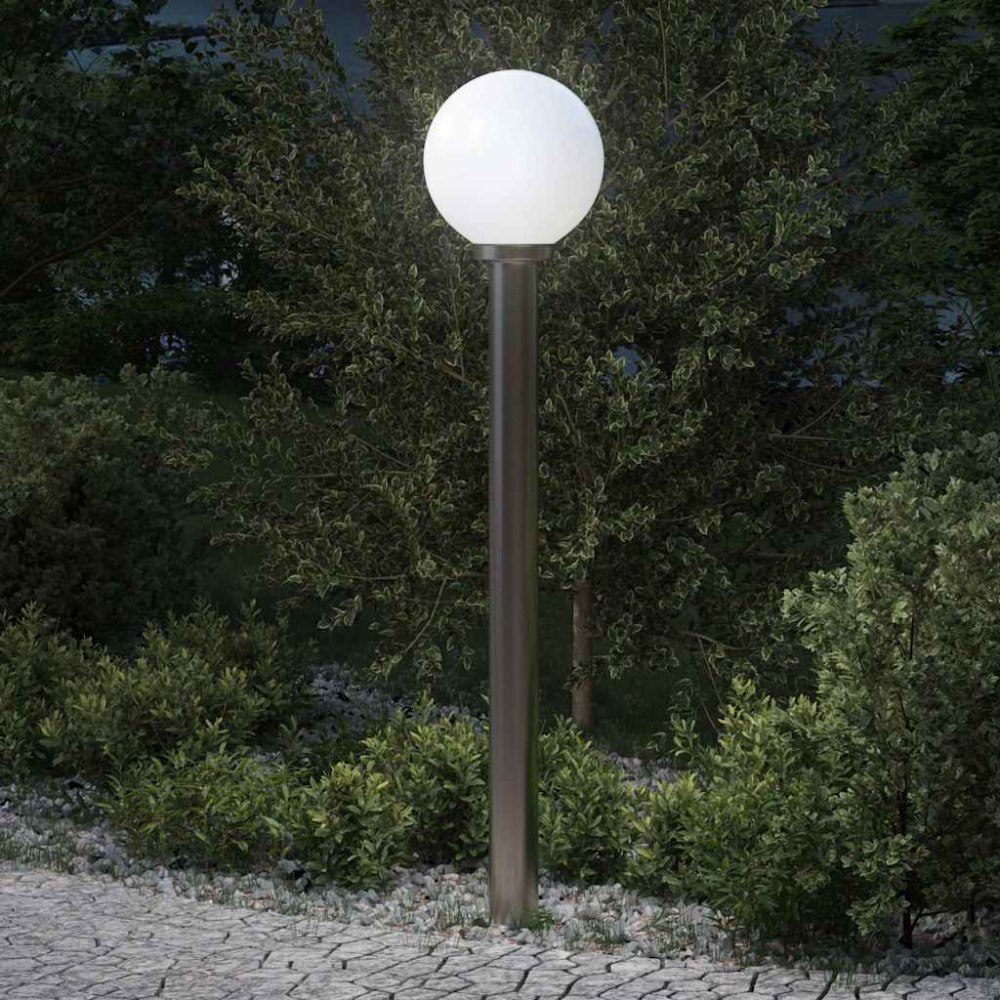 vidaXL Pollare 120 cm rostfritt stål IP44