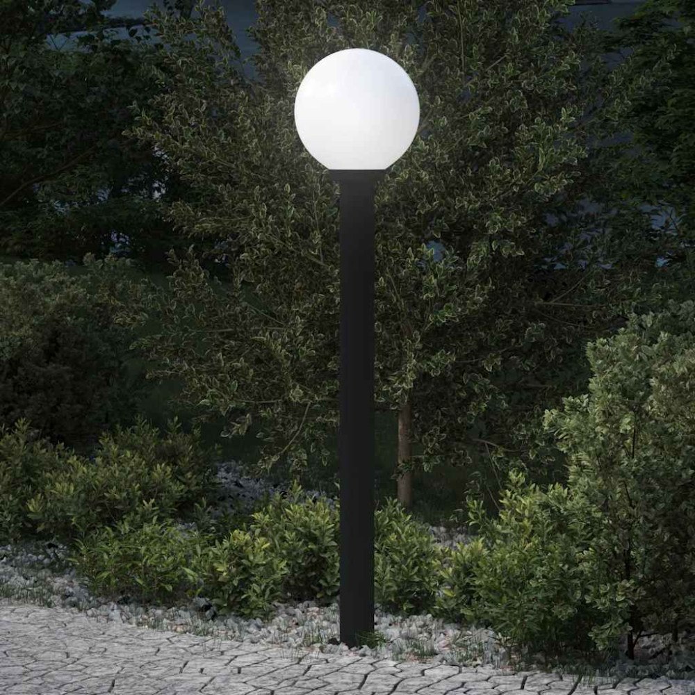 vidaXL Pollare 120 cm svart IP44