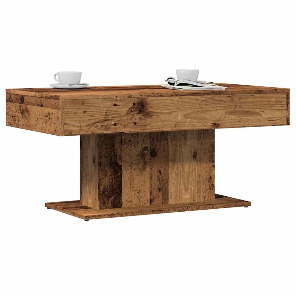 vidaXL Soffbord gammalt trä 96x50x45 cm konstruerat trä