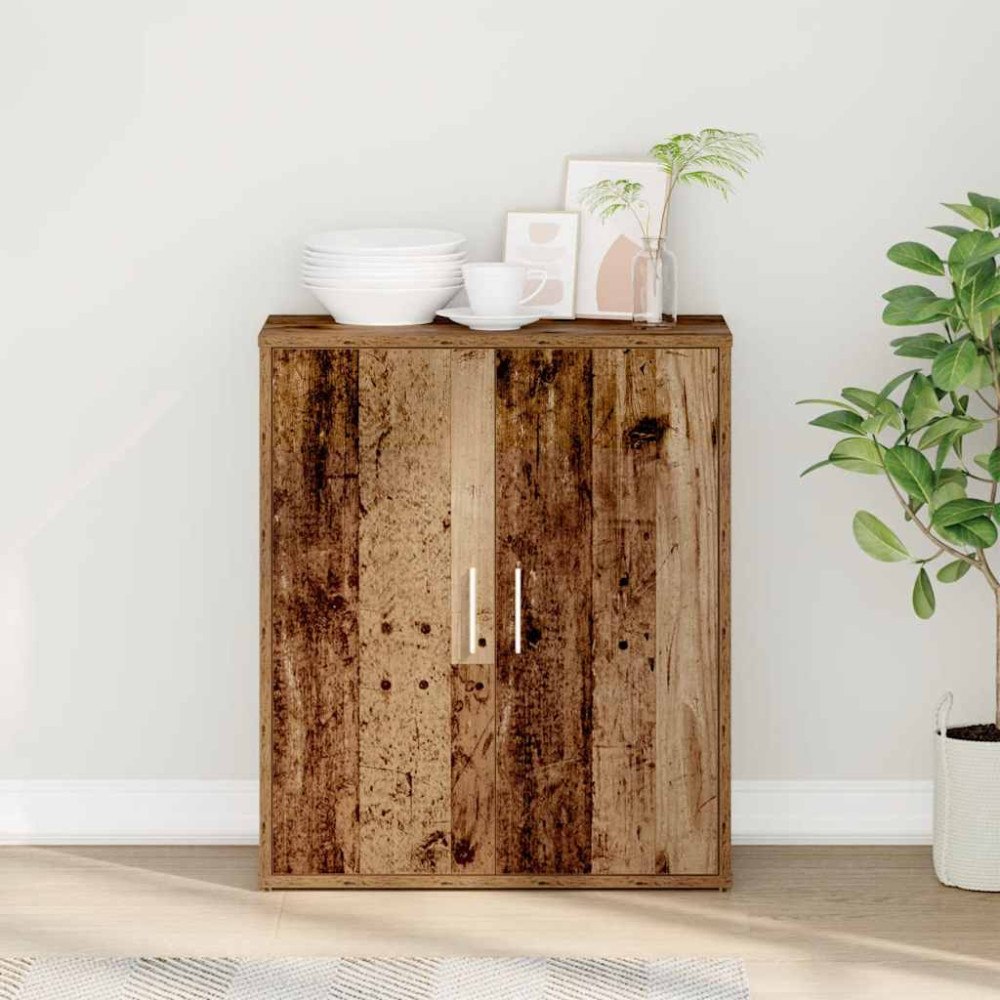 vidaXL Skänk gammalt trä 60x31x70 cm konstruerat trä