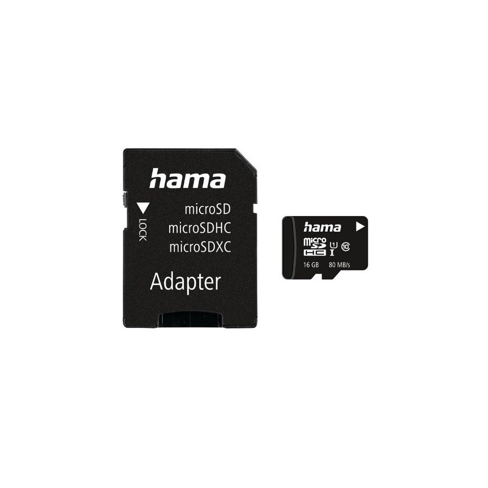 Hama Minneskort HAMA Micro SDHC 16GB CL10