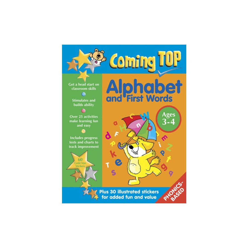 Anness publishing Coming Top: Alphabet and First Words - Ages 3-4 (häftad, eng)