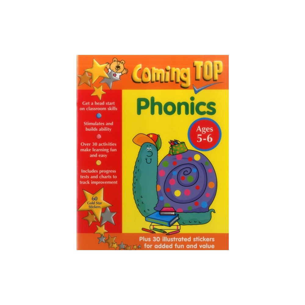 Anness publishing Coming Top: Phonics - Ages 5-6 (häftad, eng)