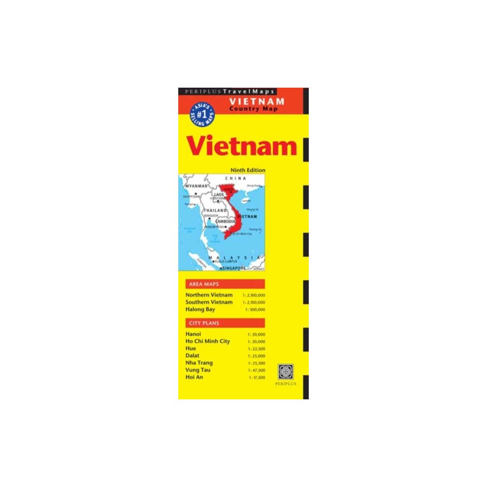 Periplus Editions Vietnam Travel Map Ninth Edition