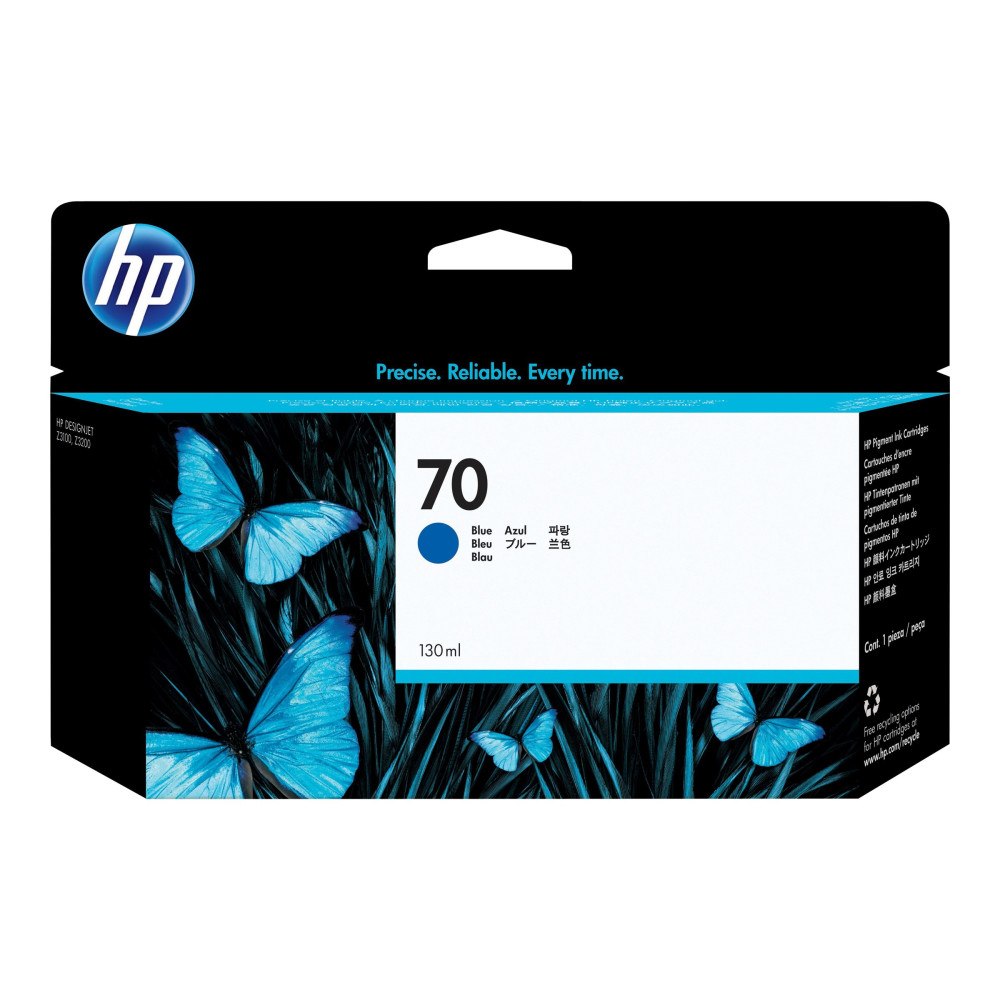 Hewlett-Packard HP 70 - blå - original - DesignJet - bläckpatron