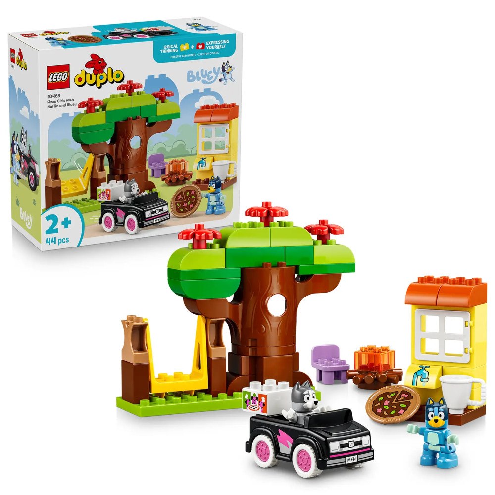 LEGO® LEGO® DUPLO® 10469 Muffin, Bluey a rozvoz pizzy