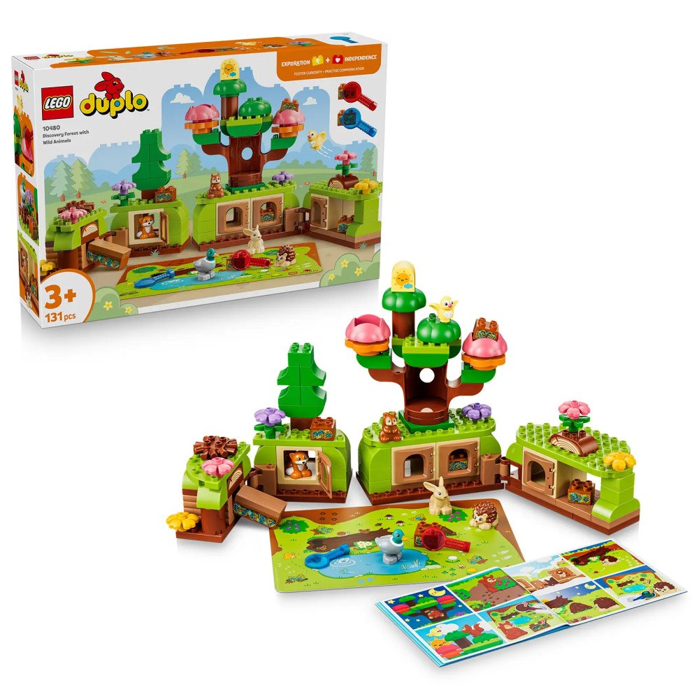 LEGO® LEGO® DUPLO® 10480 Les plný objevů a divokých zvířátek