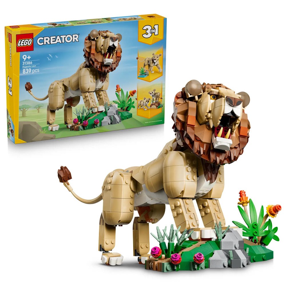 LEGO® LEGO® Creator 31386 Divoká zvířata: Majestátní lev