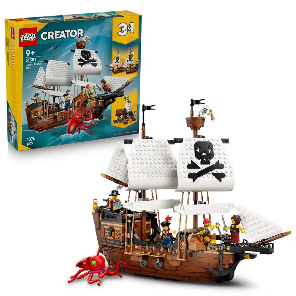 LEGO® LEGO® Creator 31387 Kultovní pirátská loď