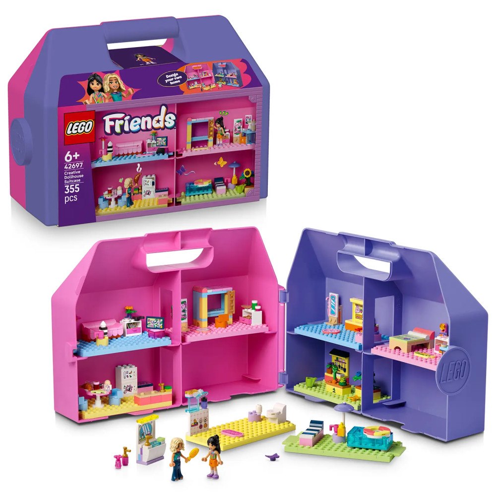 LEGO® LEGO® Friends 42697 Kreativní kufřík a domek pro panenky