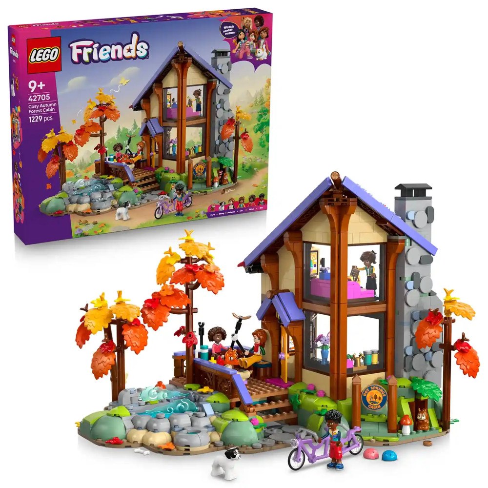 LEGO® LEGO® Friends 42705 Útulná chata v podzimním lese