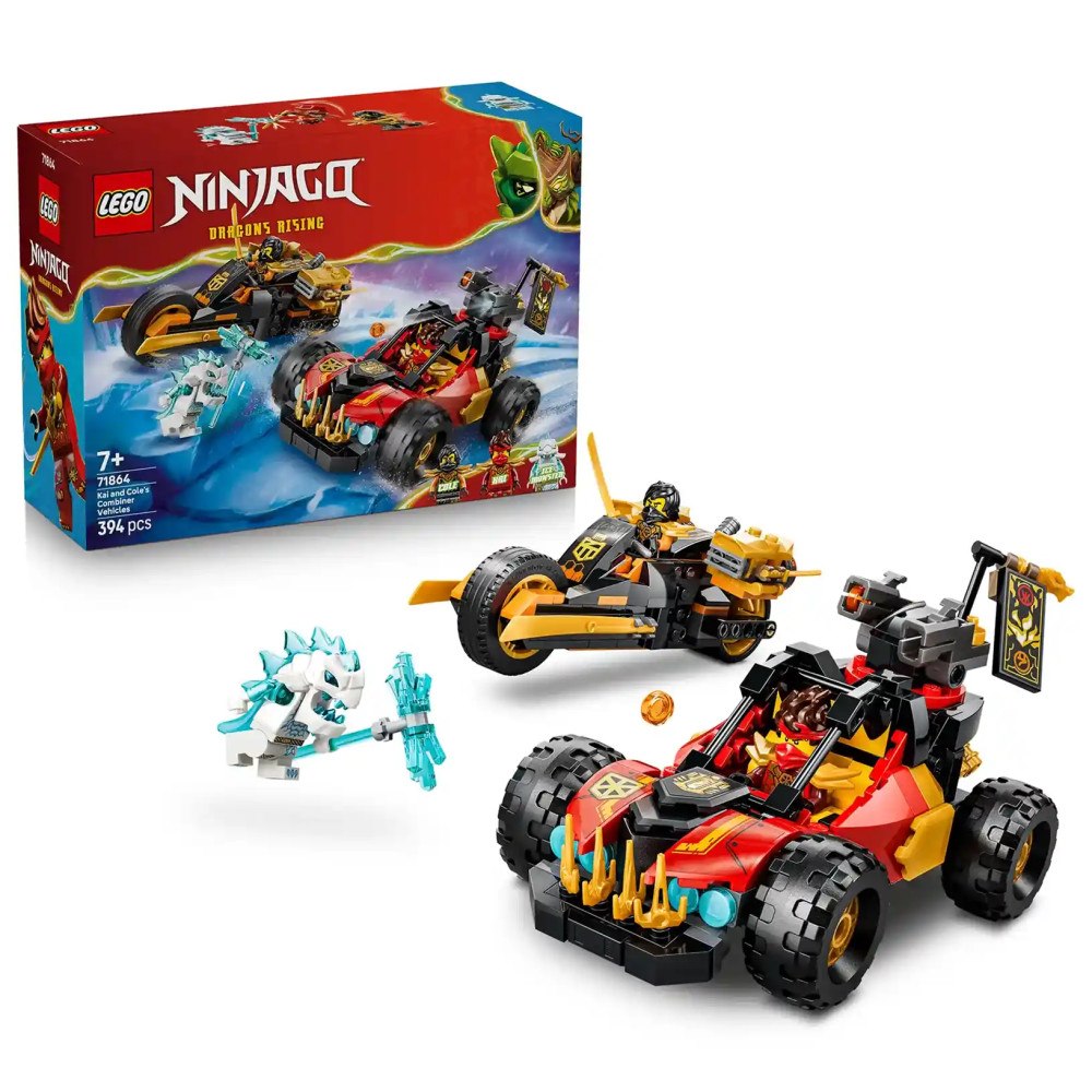 LEGO® LEGO® NINJAGO® 71864 Kombinovatelná vozidla Kaie a Colea