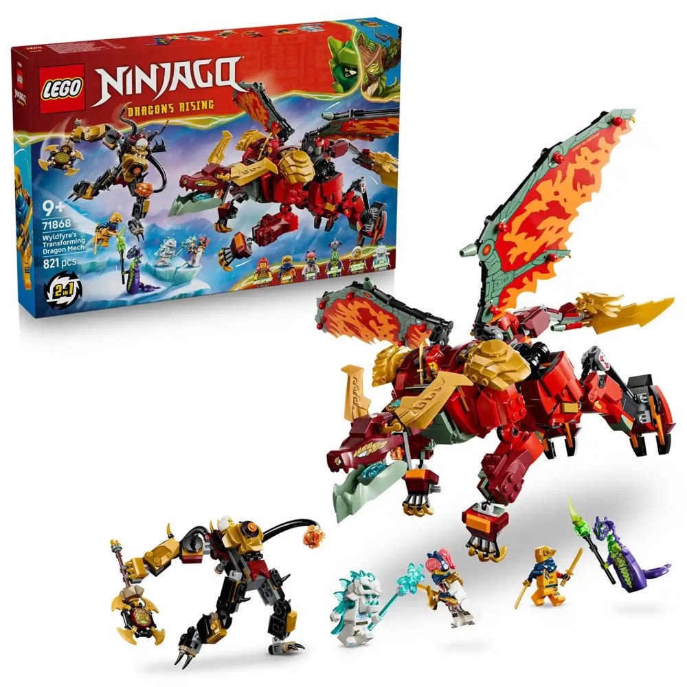 LEGO® LEGO® NINJAGO® 71868 Wyldfyre a transformační dračí oblek