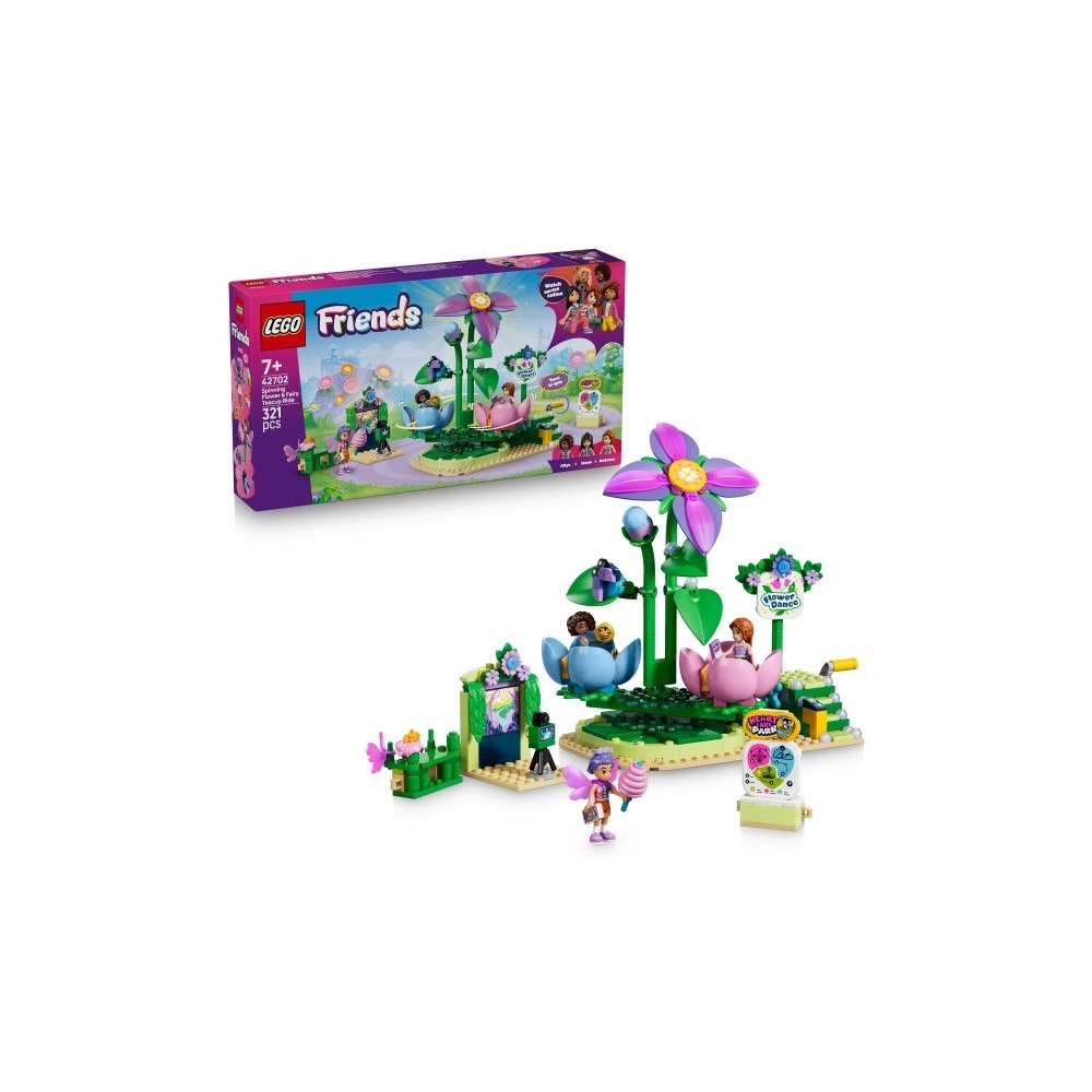 LEGO LEGO Friends 42702 Snurrande tekoppskarusell med blom- och ä...