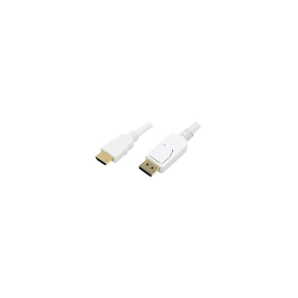 LogiLink LogiLink 2m, HDMI-DP, 2 m, HDMI, DisplayPort, Guld, 1920 x 1...