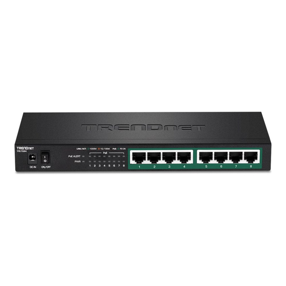 TRENDnet TRENDnet TPE TG84 - switch - 8 portar - TAA-kompatibel
